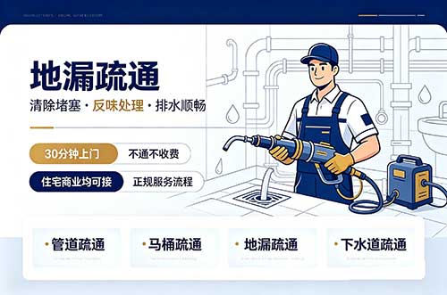 双鸭山地漏疏通