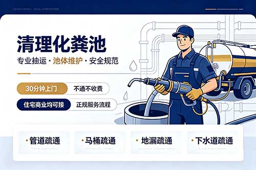 双鸭山清理化粪池